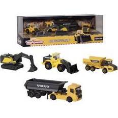 Legetøjs traktor Majorette Volvo 4 Pieces Giftpack Modellastbiler