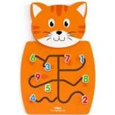 Legetøj Viga Viga Wall panel puzzle Kitten