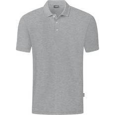 JAKO Organic Polo - Light Grey Melange