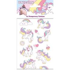 Unicorn Lelut Unicorn 12 kpl lastentatuointi tatuointi yksisarvinen