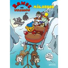 Bamse & vulkanön Kärnan Bamse och vulkanön Målarbok