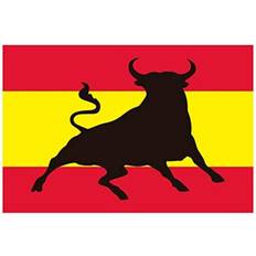 Plástico Pegatinas Etiqueta adhesiva Toro España (Bandera)