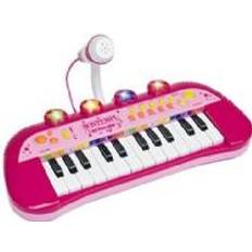 Plastique Pianos Jouet Bontempi Clavier électronique 24 touches avec micro IGirl