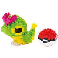 Poke Nanoblock Caterpie & Poke Ball