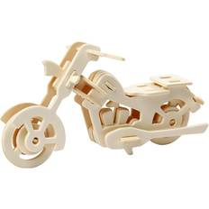 Lego motorcykel Creativ Company 3D konstruktionsfigur, motorcykel, str. 19x9x9 cm, 1 stk