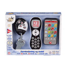 Fjernbetjening, mobiltelefon og nøgler fra B beez