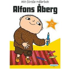 Alfons Åberg Leksaker Alfons Åberg Min första målarbok