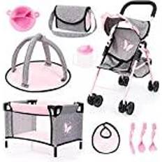 Bayer Lelut Bayer Design Buggy Set with Butterflies (21533AB)