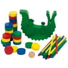 Goki 56966 Crocodile Balancing Game of Skill, Mixed