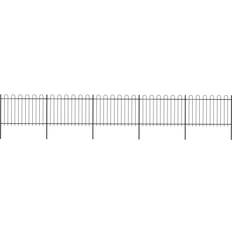 vidaXL Garden Fence with Hoop Top 850x170cm