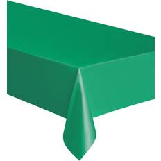Unique Party Nappe Unie Vert Emeraude Plastique