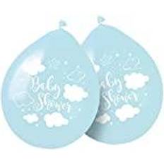 Babyshower Ballonnen Folat Ballonnen Babyshower Blauw 8stk