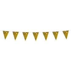 Globosnordic Flagguirlande i guld, 3 meter