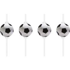 Procos 4 Pailles Football Party Recyclable