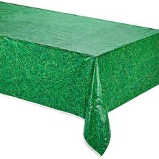 Vihreä Pöytäliinat Vegaoo Grass Effect Party Table Cover