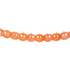 PartyDeco Halloween Orange Pumpa Banner Girlang