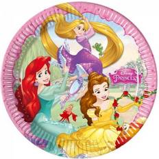 Disney Pack de 8 Platos de Princesas de Cartón 23 cm
