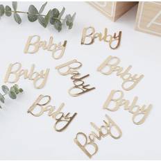 Baby Shower Konfetti Ginger Ray Oh Baby Guld Konfetti