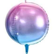 Oranje Folieballonnen PartyDeco Folieballon schaduw violet/blauw 35cm