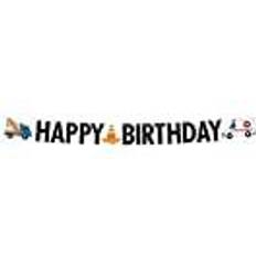 Amscan Guirlande Lettres Happy Birthday Sur la Route