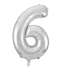 Sifferballonger Silver 86 cm