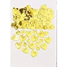 Party love Amscan 14 g Love Hearts Embroidery Confetti Party Accessory, Gold