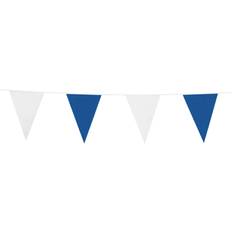 Globos Flagbanner Blå-Hvid