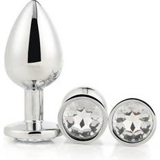 Anal plug set Dream Toys Silver Plug Set