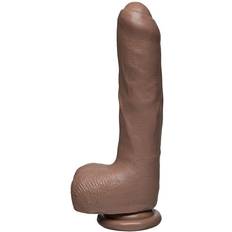 Uncut dildo DOC JOHNSON UNCUT D 17.8 CM WITH BALLS FIRMSKYN CARAMEL