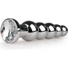 Easytoys Metal Butt Plug No.14 Silver/Clear