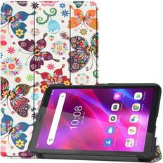 Fodral lenovo tab m7 MTK Tri-fold Fodral till Lenovo Tab M7 (3rd Gen) Butterflies