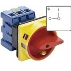 Motor- & Säkerhetsbrytare Kraus & Naimer KG41B T203/01 E Lastfrånskiljare avspärrbar 40 A 1 x 90 ° Röd, Gul 1 st