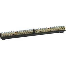 Jord/Nul skinne for gruppetavle 1 x (2x16 mm² 12x10 mm²