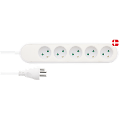 Nordic Quality Power Dk 5-vejs Stik Med Jord (3x1,5mm² 1,5m