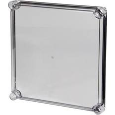 Fibox Dæksel/låg EK polycarbonat 280 x 280 x 30 mm trans1 parnt med skruer