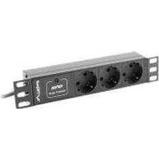 Lanberg PDU-03F-0200-BK strømfordelingsenhed 4000 Watt