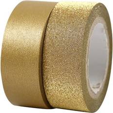 Washitejp Washitejp B: 15 mm Copenhagen Guld Glitter