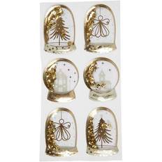 Shaker Stickers Julmotiv i Guld