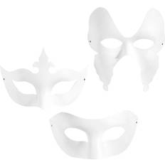 Ansigtsmasker Kostumer Creativ Company Masken Sortiment Harlekin 12 Stück