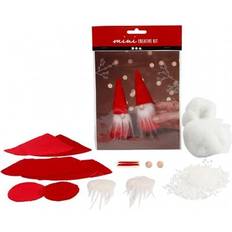 Røde DIY Creativ Company Creative mini kit, Christmas gnome, H: 12 cm, red, 1 set