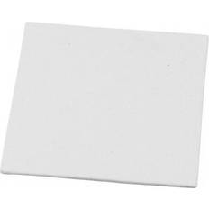 Creativ Company Canvas Panel, size 12,4x12,4 cm, 280 g, white, 1 pc