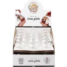 Snow globes Creativ Company Snow Globe, H: 8,5 cm, D: 8 cm, hole size 4,7 cm, 18 pc/ 1 pack