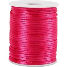 Colortime Satinsnöre Tjocklek 2 mm Rosa 50m