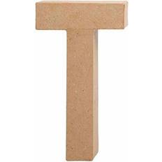 Beige Crafts Pappbokstav H: 20,5 cm T