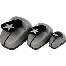 Creativ Company Craft Punch Set, star, size 25 49 75 mm, 3 pc/ 1 pack