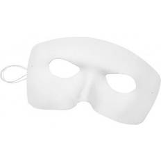 Creativ Company Harlekin Maske Hvid