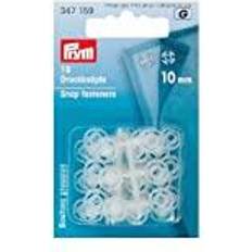 Prym tryckknappar 10mm Prym Tryckknappar Transparent 10mm 18 st