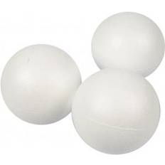 Creativ Company Polystyrene Balls, D: 8 cm, white, 25 pc/ 1 pack