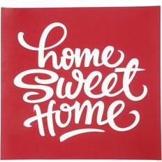 Creativ Company Screen stencil, ark 20x22 cm, home sweet home, 1ark