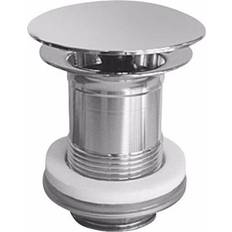 Bundventil 1 1/4'' 80mm med kappe. Krom